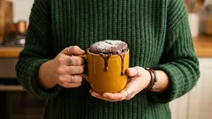 Suklaamukikakku valmiina 3 minuutissa: nopea jälkiruoka